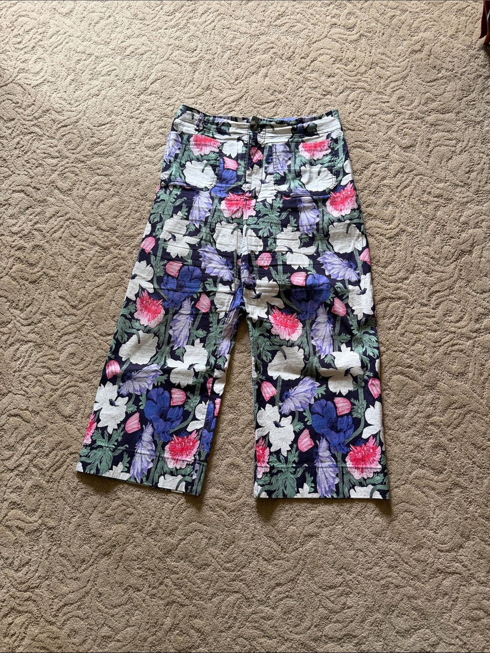 Maeve by Anthropolgie Colette pants- Cecilia Pettersson floral collab